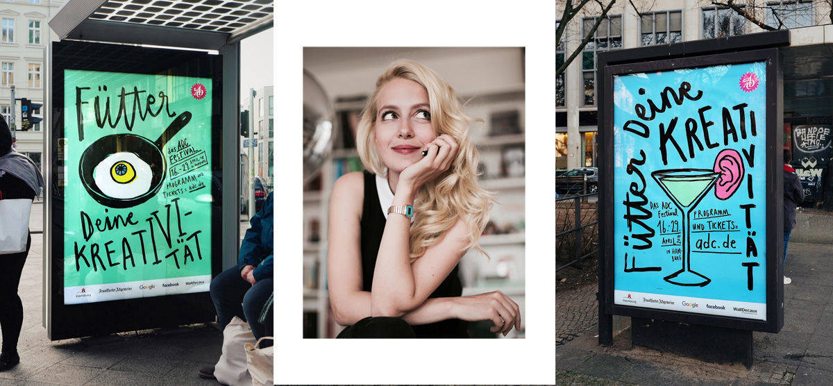 Die Kampagne zum ADC-Festival stammt von Esra Gülmen.