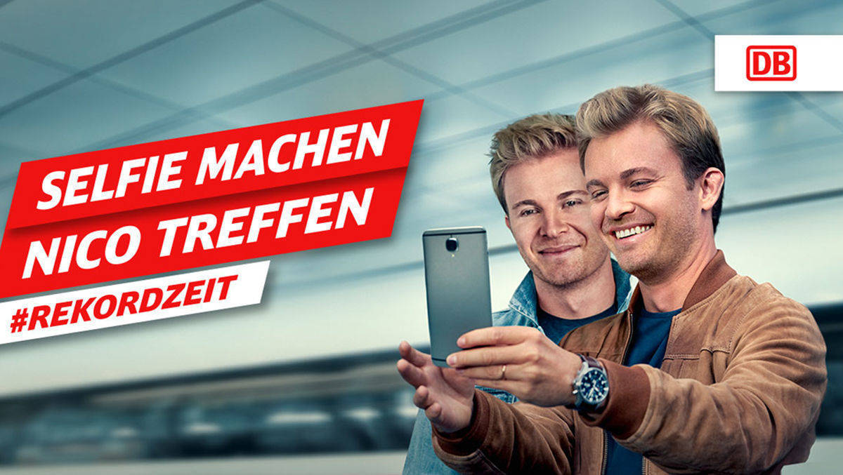 Augmented-Reality-Kampagne von Exit-Network mit Nico Rosberg.