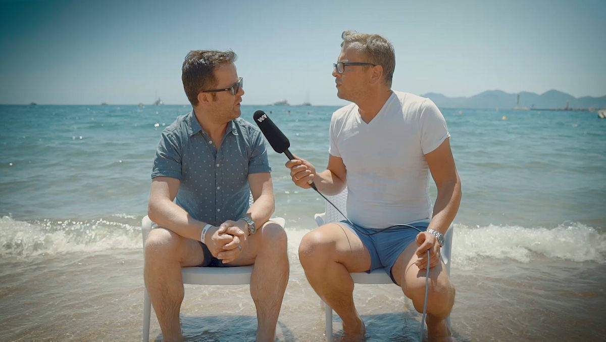 Will Rolls traf W&V-Videoreporter Mirko Kaminski in Cannes.