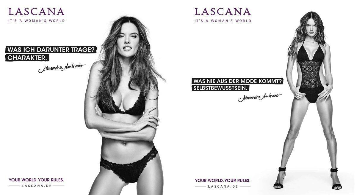 Alessandra Ambrosio ist das neue Gesicht von Lascana.