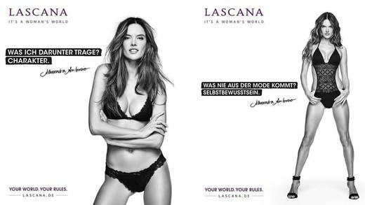 Alessandra Ambrosio ist das neue Gesicht von Lascana.