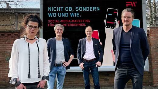 Das neue Führungsteam der Agentur Frese & Wolff.
