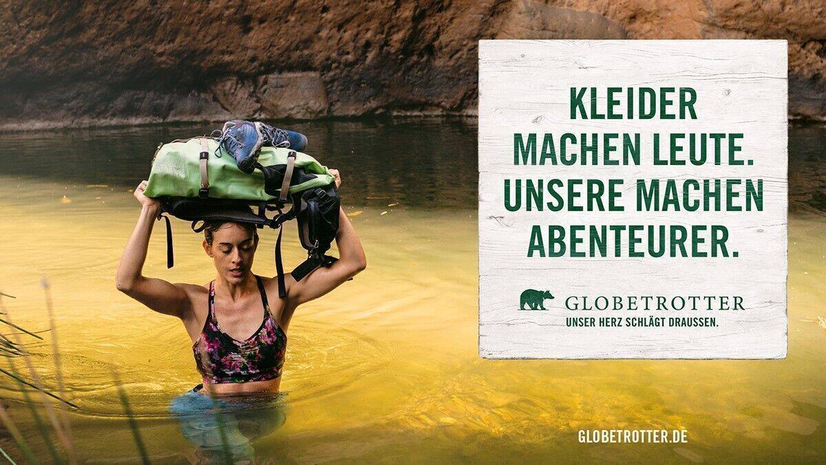 Outdoor-Gefühl: Mit Globetrotter erleben Menschen und Kleider Abenteuer.