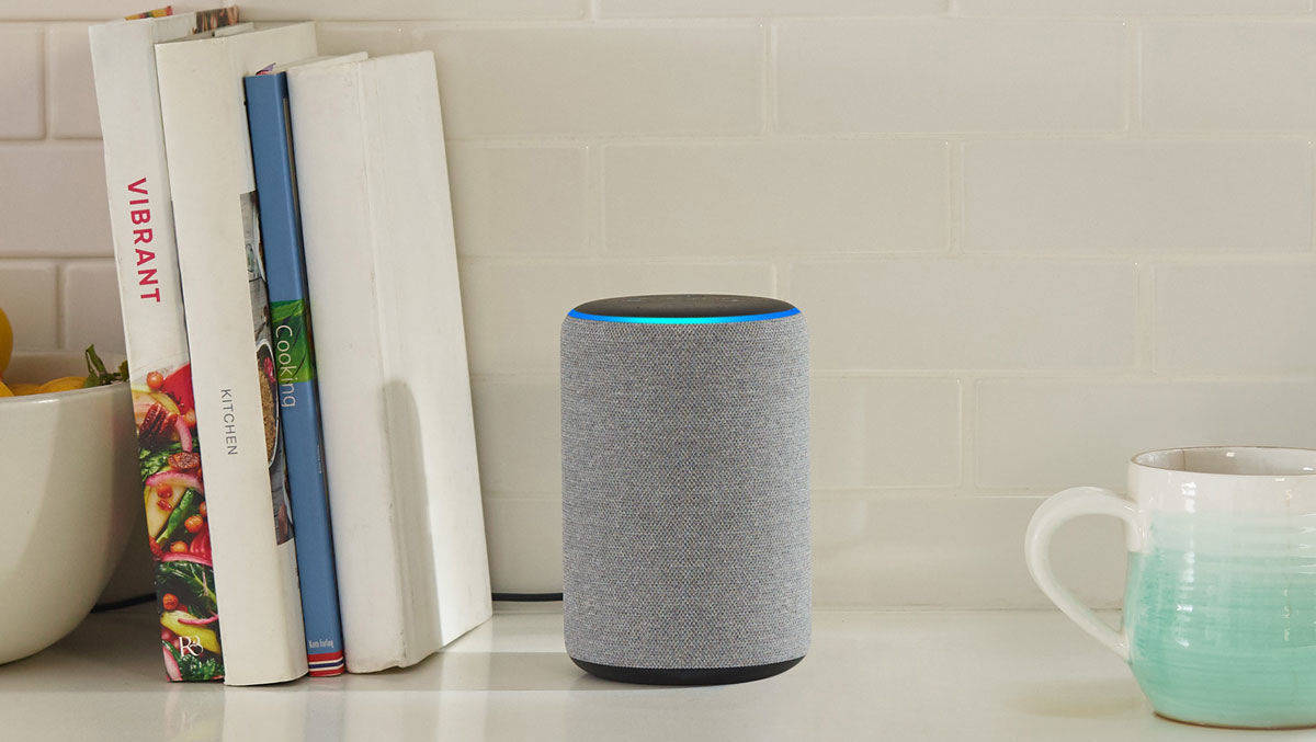 Voice-Marketing ist ein kleines Pflänzchen. Skills (Amazon) und Actions (Google) haben nur wenige in petto. Hier im Bild: Der Smart Speaker Amazon Echo. 