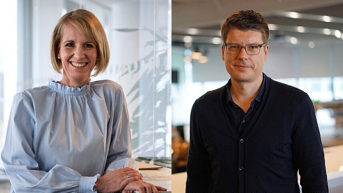 Daniela Tollert und Fabian Kietzmann sollen bei der GroupM das digitale Wachstum vorantreiben.