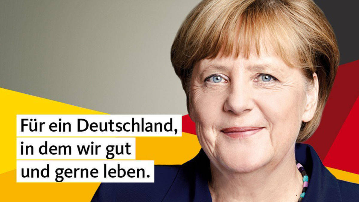 Brettschneider über das CDU-Motiv: "Eine Art 'Wohlfühlplakat', das man schnell versteht."