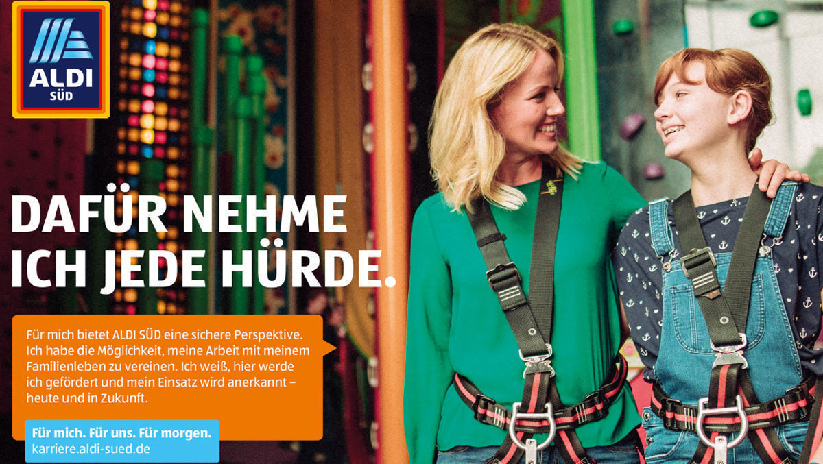 Hausbesuch von Aldi Die neue MitarbeiterKampagne W&V