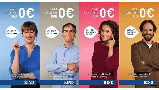 Kind sorgt nicht nur für gutes Hören, sondern auch für gutes Sehen.