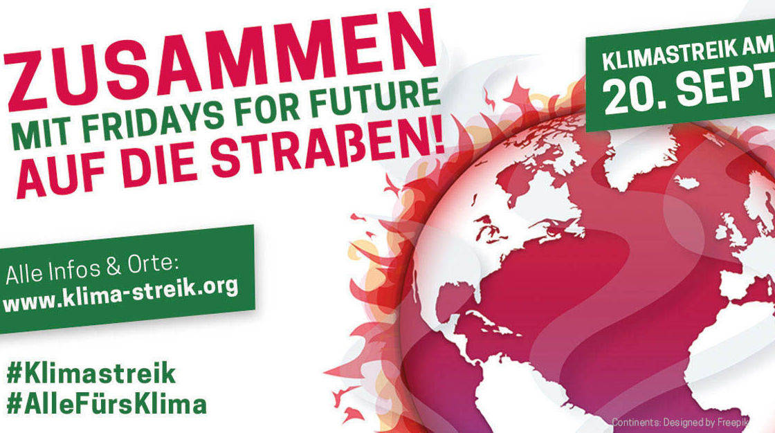 Klima-Streik.org ruft am 20. September zum Protest auf.