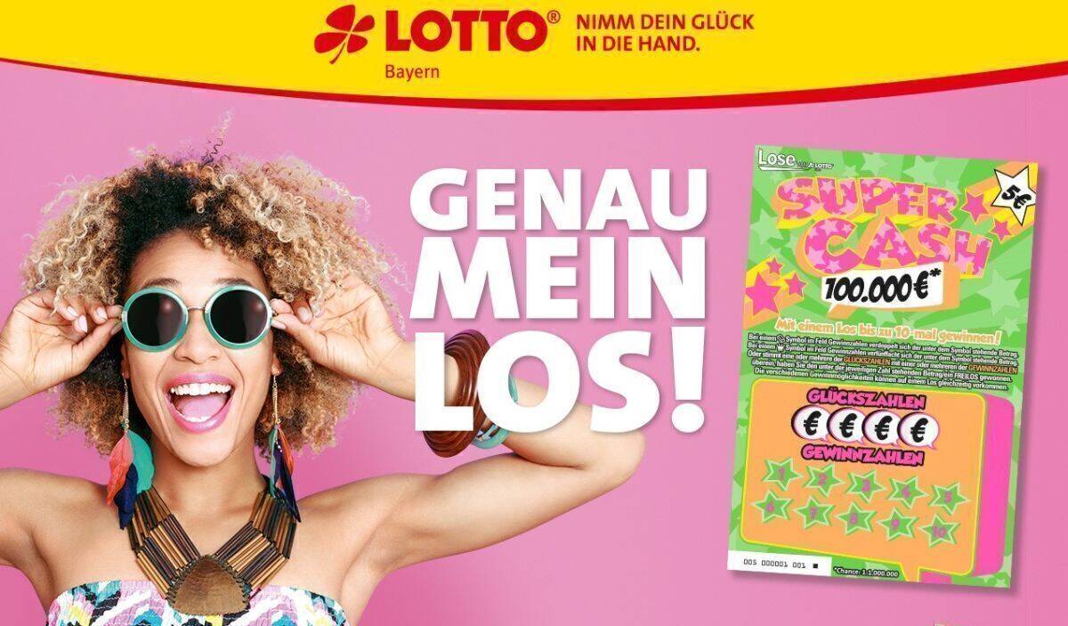 Mit sechs verschiedenen Motiven bewirbt Lotto Bayern sein Sortiment.