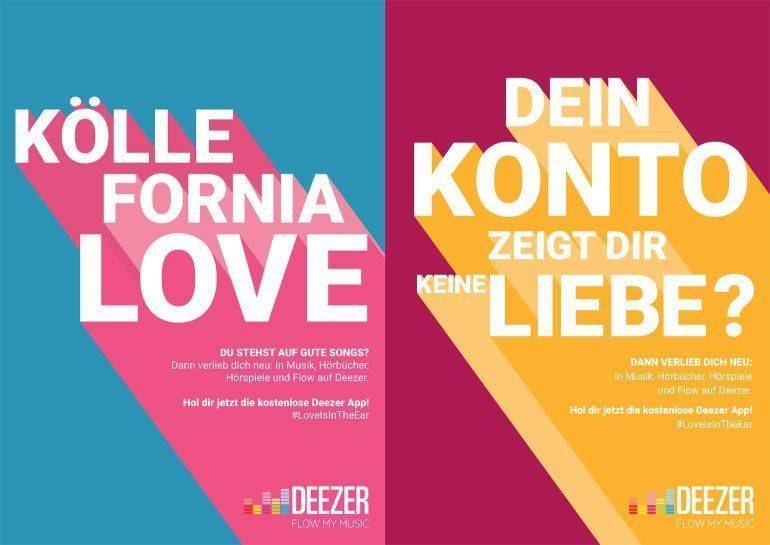 Motive der Kampagne "Love is in the Ear"