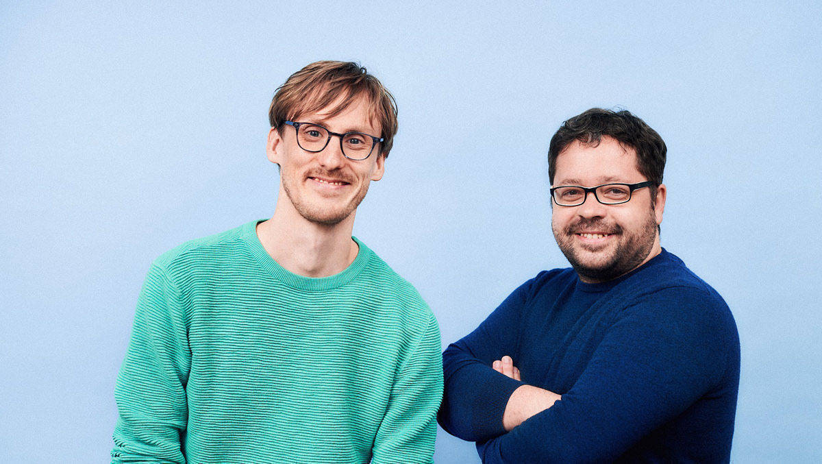 Moritz Wasserek und Björn Wenzel von links).