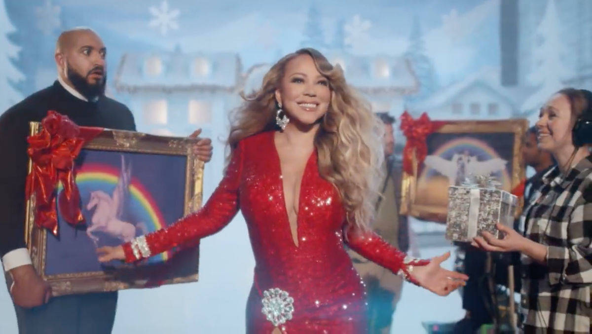 Freude geben: Mariah Carey ist in ihrem Element.