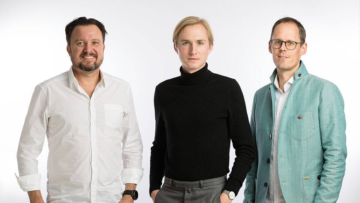 Die neue Chefetage: André Soulier (v.l.), Marco Alber und Raphael Hahn.