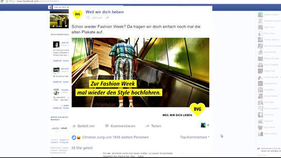 BVG #weilwirdichlieben: Am Anfang gab es viel Häme; doch das änderte sich schnell.