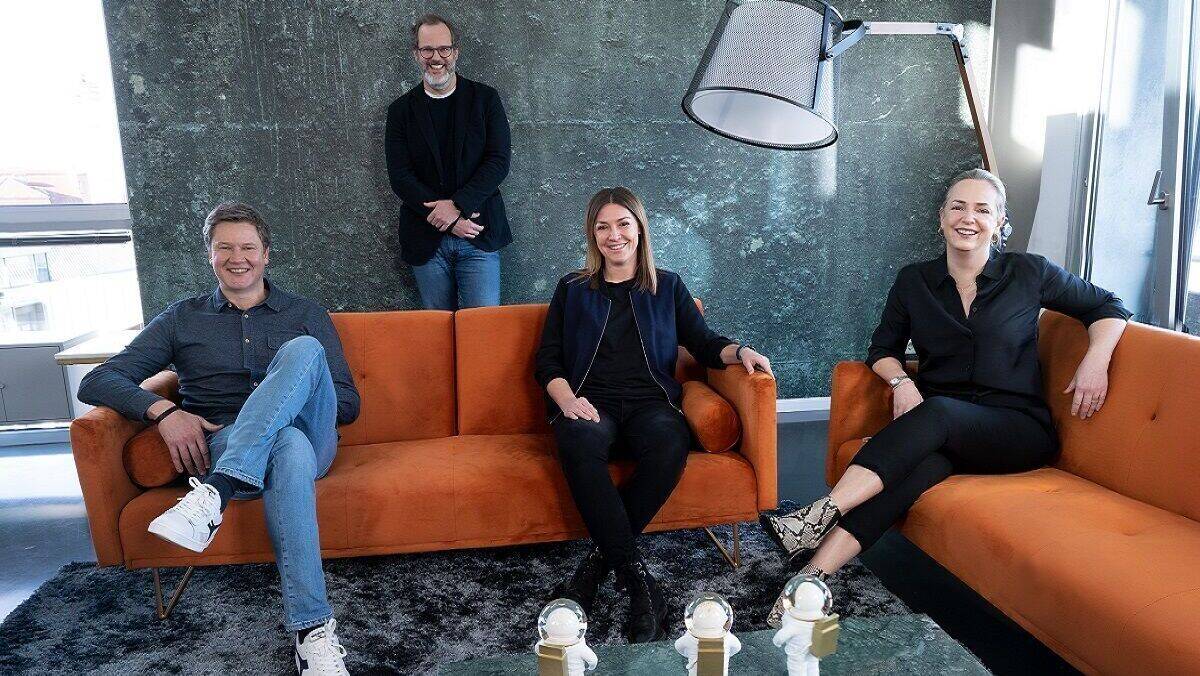 Führungswechsel bei GGH Mullen Lowe: Pech, Holtappels, Wilsdorf, Jünemann (v.l.n.r)