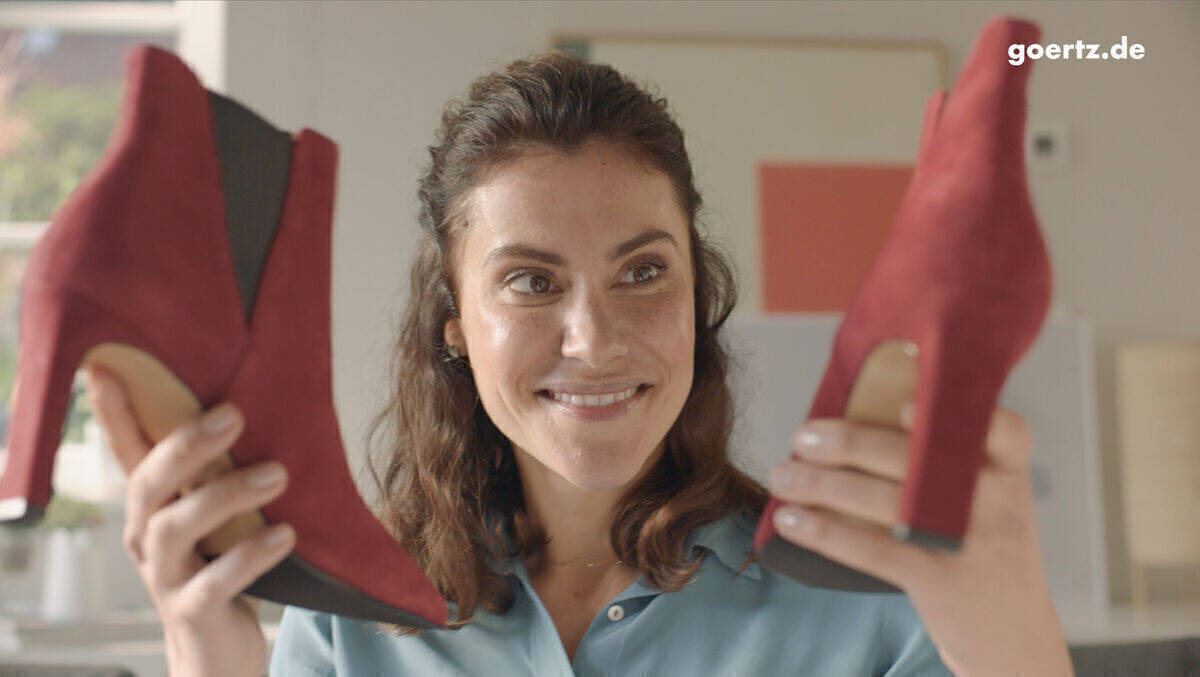 Schuhe machen glücklich im Görtz-Spot.