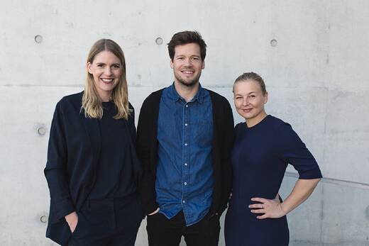Das Gründer-Team von RCKT: Lisa Teicher, Nils Seger und Karolin Hewelt (v.l.).