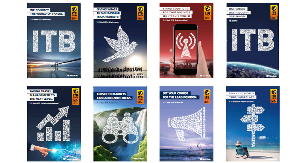 Auch die neue ITB-Kampagne arbeitet mit Pikogrammen.
