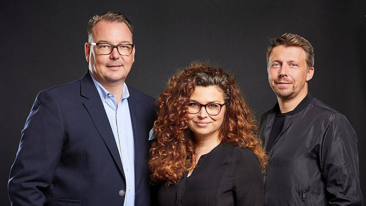 Sie sind künftig McCann Düsseldorf: Dirk Göbel, Sabine Bülow und Christian Bihn.