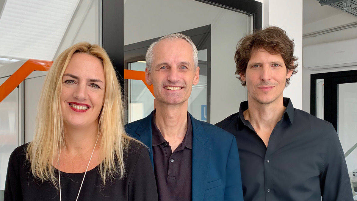 Die Führungsmannschaft: Julia Schössler, Jochen Kalka und Tim Brandt (von links).