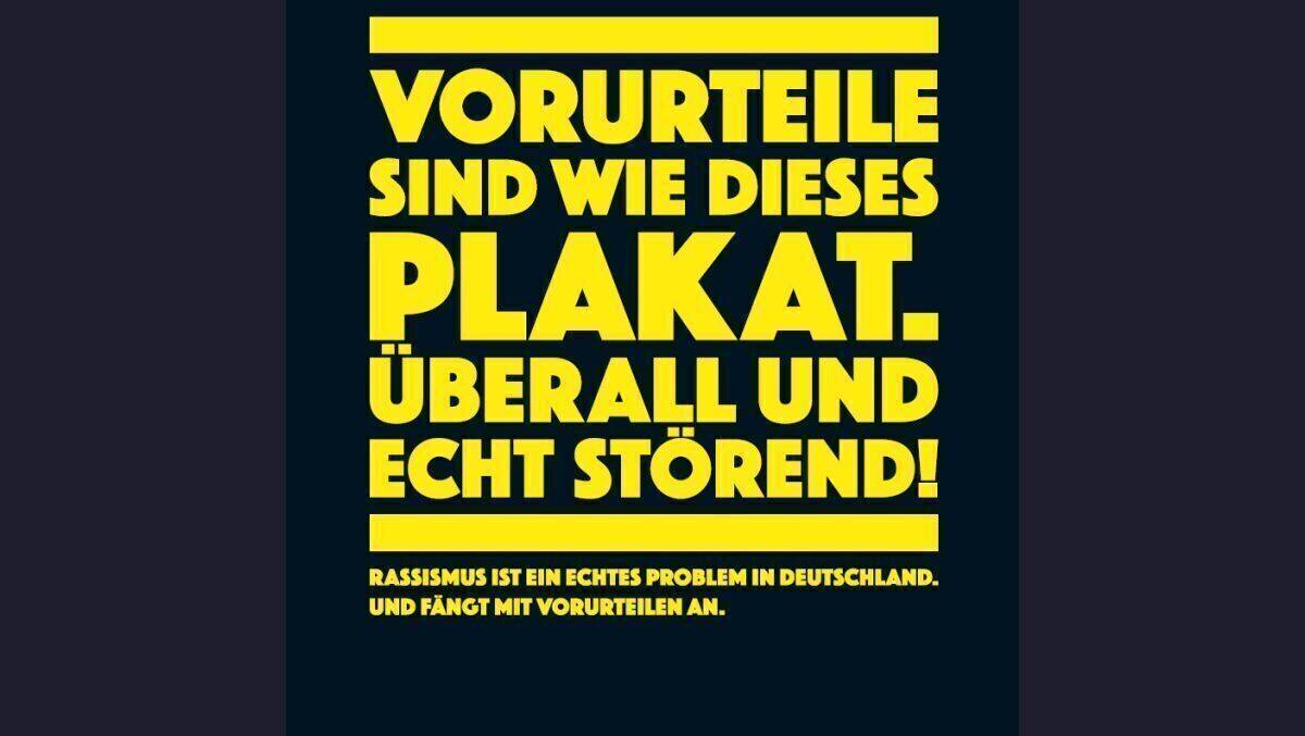 Die Plakate zur aktuellen Kampagne "Vorsicht Vorurteile".