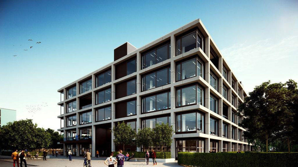 So soll das neue Serviceplan-Headquarter in der Friedenstraße in München aussehen.