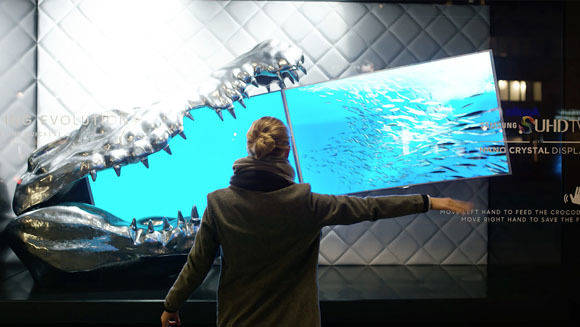 Cheil Germanys Terminal "Innovating Evolution", eine Arbeit für Samsung.