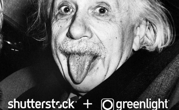 Der unflätige Einstein ist jetzt auch bei Shutterstock zuhause.