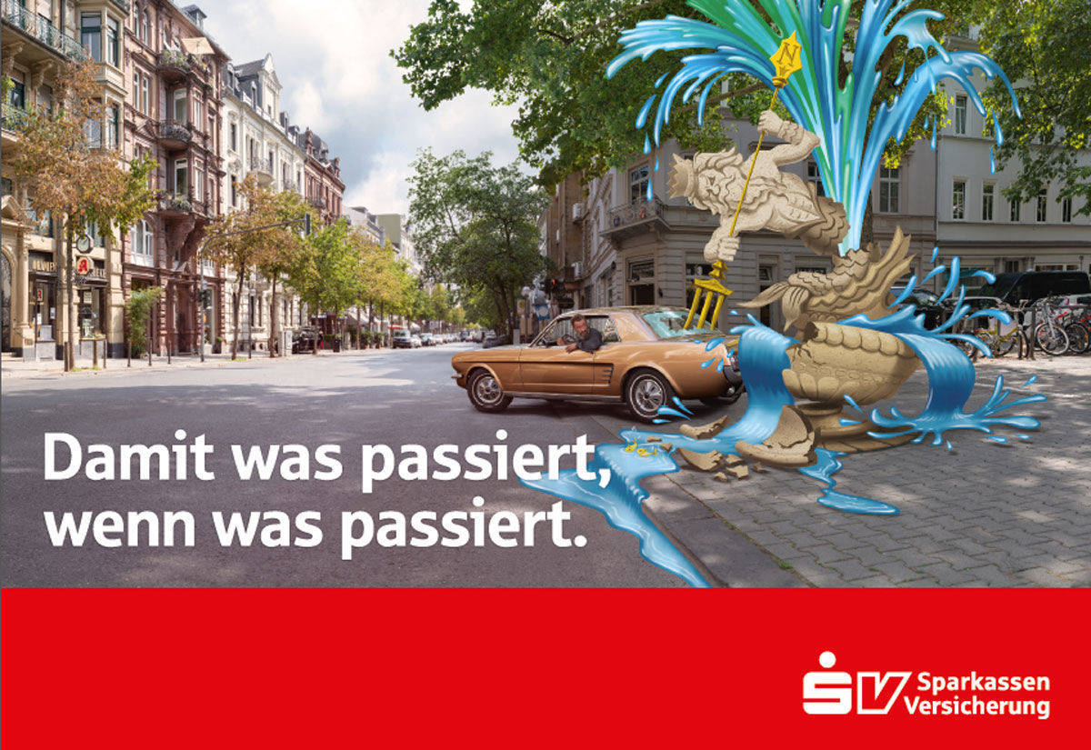Motiv der Imagekampagne der SparkassenVersicherung.
