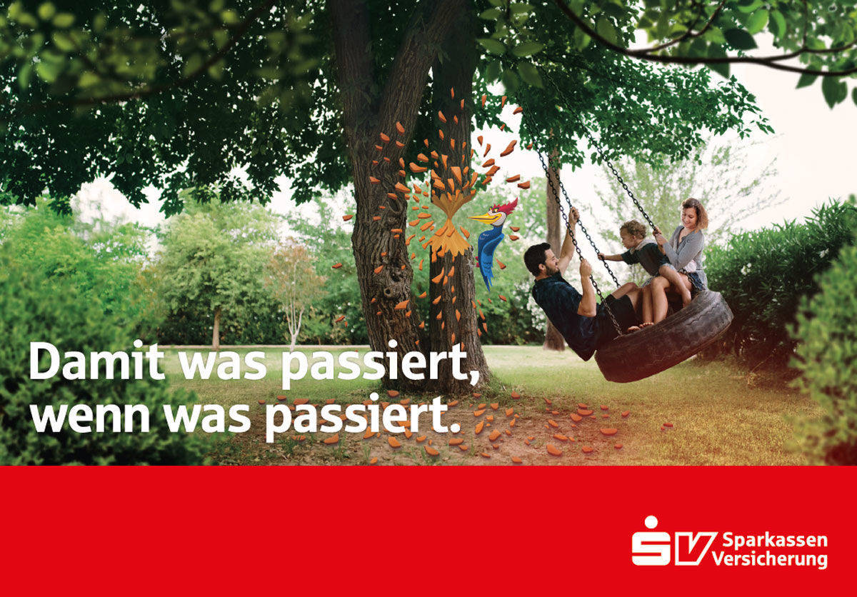 Printmotiv der Imagekampagne SV SparkassenVersicherung.