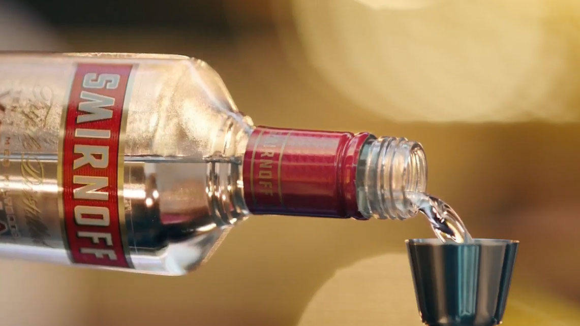  Smirnoff ist die weltweit meistverkaufte Wodkamarke.