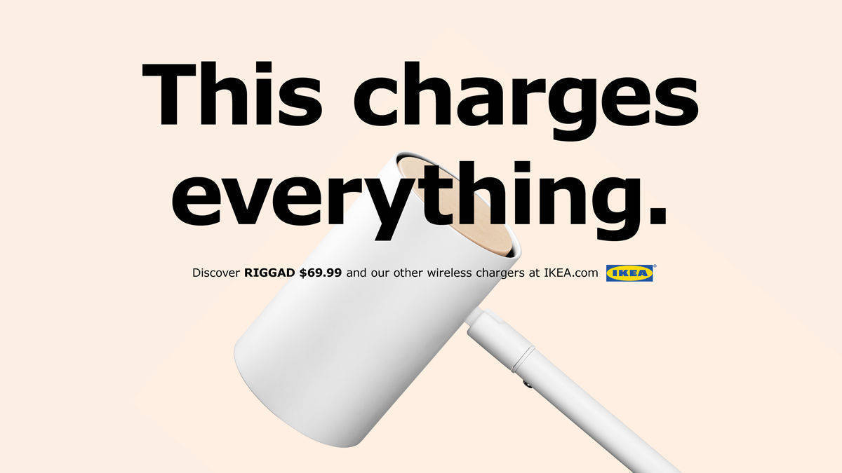 Tribute to Apple: Handys kabellos aufladen kann Ikea schon seit 2015