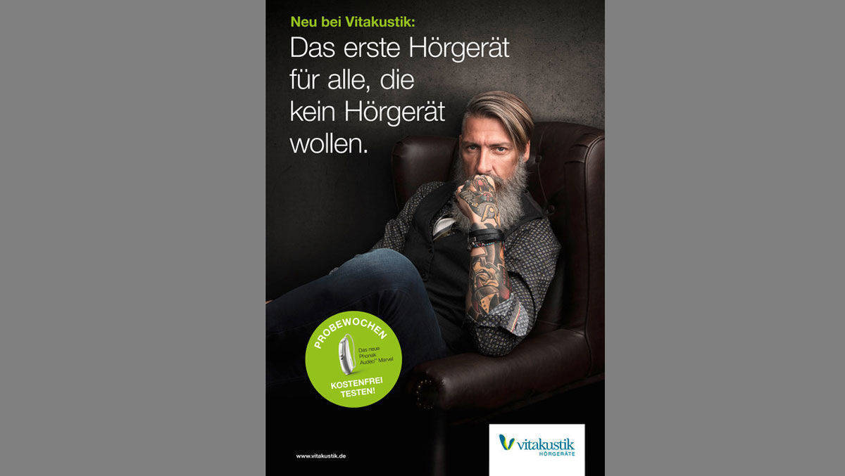 Zielgruppe sind vor allem jüngere unter Hörverlust leidende Menschen.