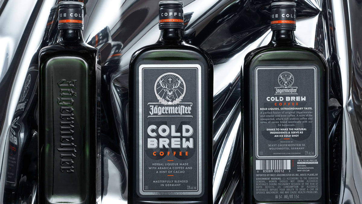 Jägermeister trifft auf Kaffee - auch im Design.