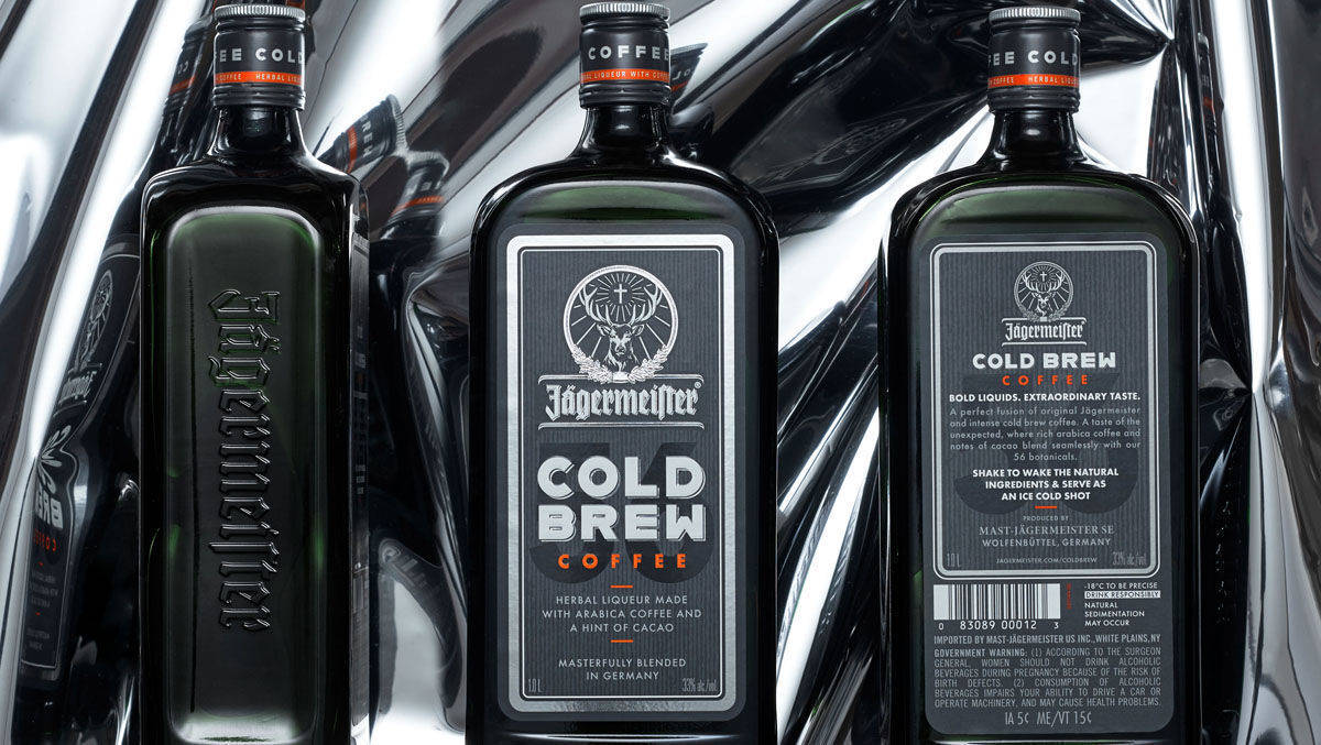 Jägermeister trifft auf Kaffee - auch im Design. 