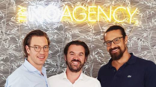 In Zukunft zu dritt: Christian Rüsken (l.), Stefan Nagel (m.) und Friedrich Tromm von Try No Agency.