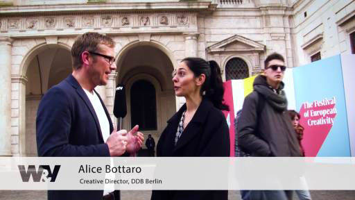 Mirko Kaminski traf Alice Bottara beim Eurobest in Rom.