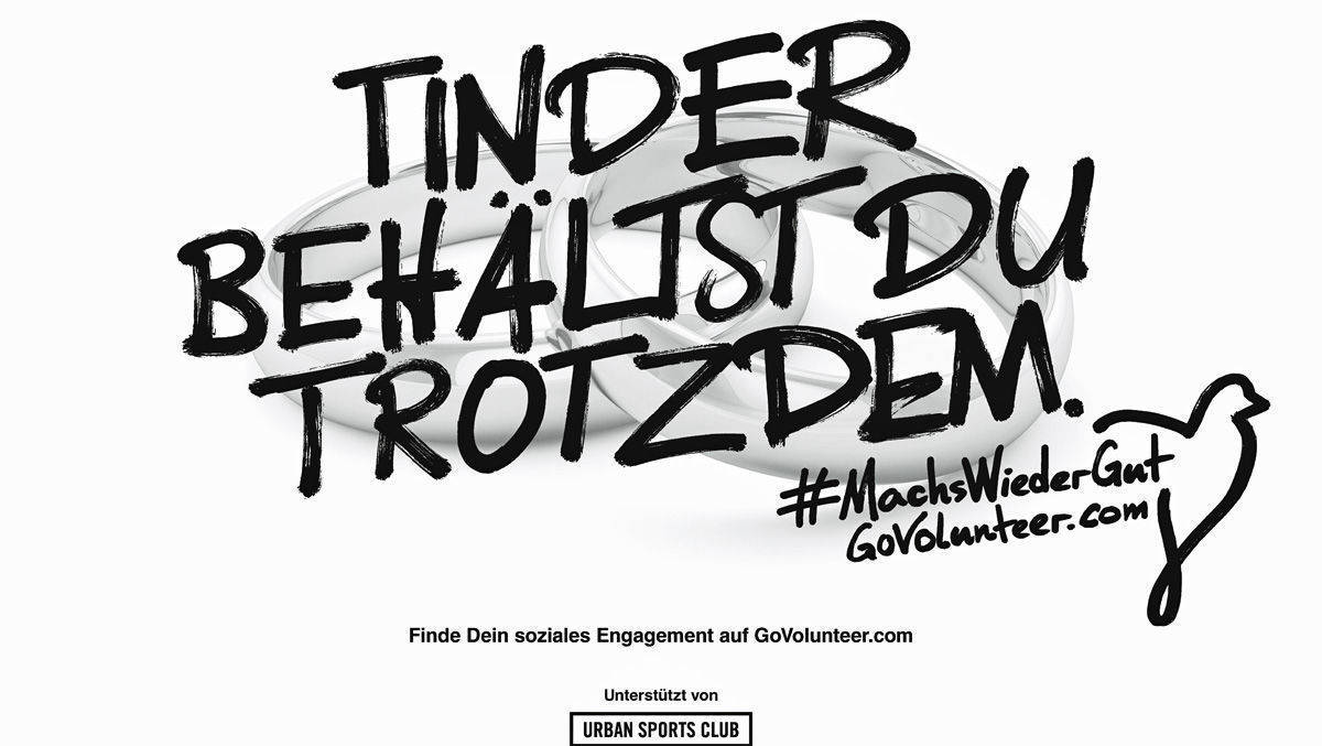 Go Volunteer und Heimat haben sich dieses Motiv ausgedacht.