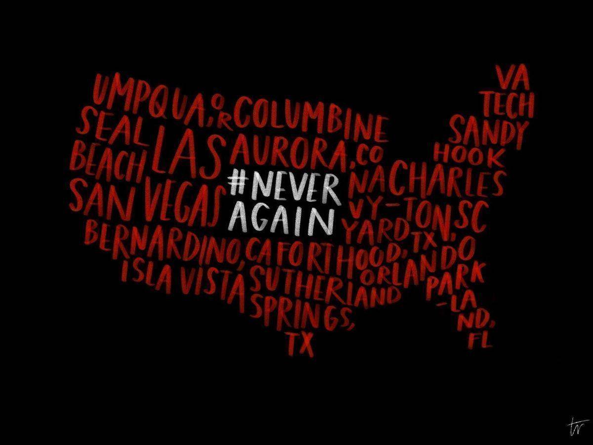 Mehr als 100 Motive stellen US-Kreative der Bewegung "March for Our Lives" zur Verfügung.