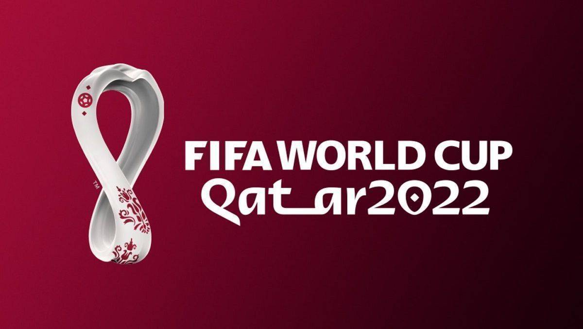 Das offizielle Emblem der Fifa Fussball-WM 2022 