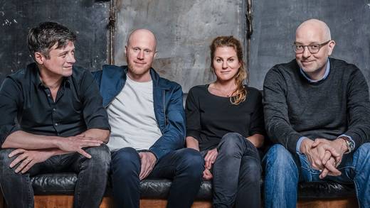 Martin Wittmann, Felix Schmidt, Marlies Bayha und Patrick Holtkamp. (v.l.n.r.)