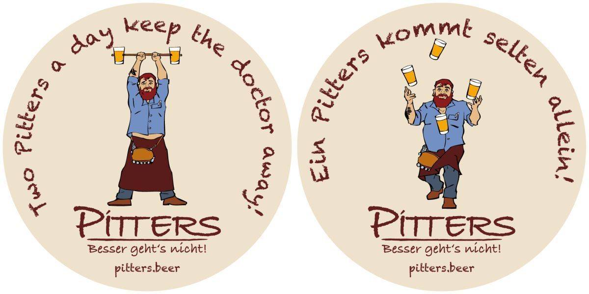 Motiv für Biermarke Pitters.