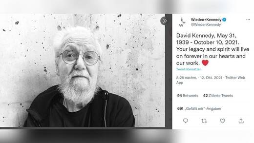 Wieden+Kennedy trauert um David Kennedy