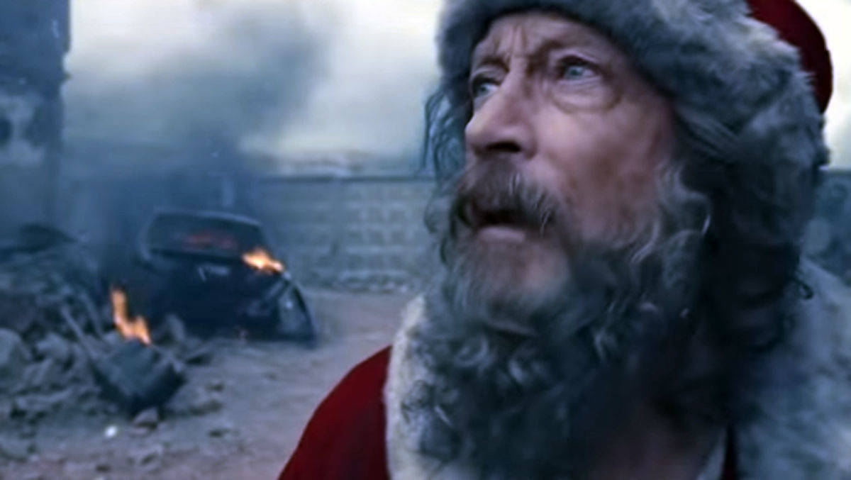 Das Rote Kreuz lässt Santa Claus verzweifeln.