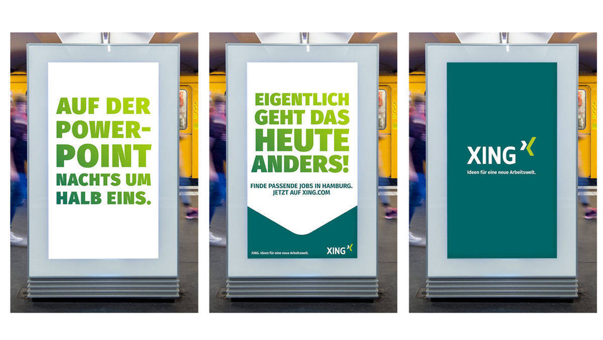 Die neue Xing-Kampagne ist ein humorvolles Plädoyer für ein besseres Arbeitsleben.