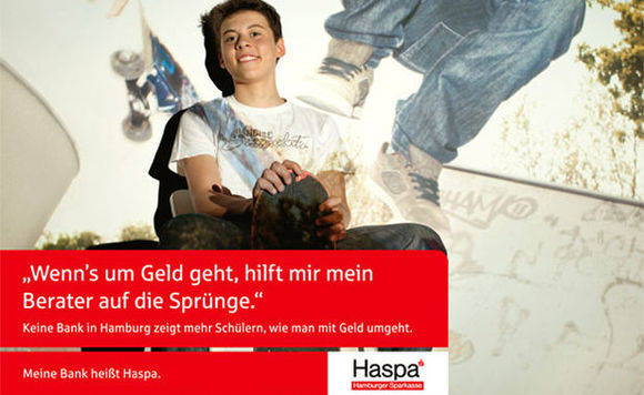 Frühere Haspa-Kampagne von Jung von Matt.