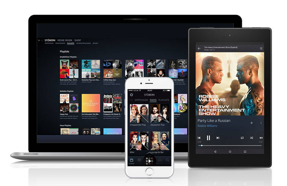 Der Onlinehändler Amazon baut sein Musik-Streaming-Angebot in Deutschland aus. 
