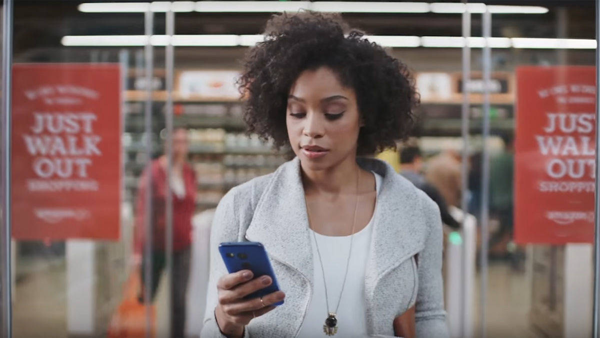 Amazon Go soll ohne Kassierer auskommen - gezahlt wird per Smartphone.