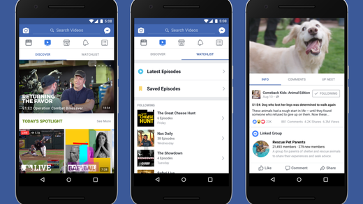 Im Wettbewerb mit Youtube: Facebooks Videoangebot Watch